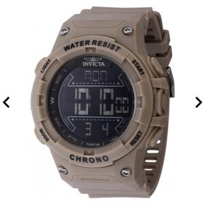 Invicta Tan Digital Watch